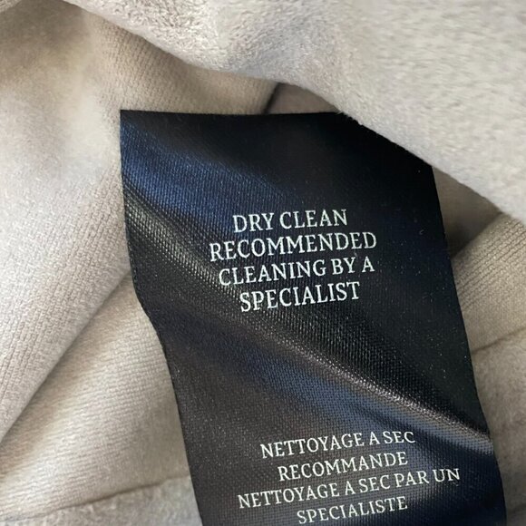 Free People x Blank NYC Vegan Suede Trench Coat Iced Chai Khaki - Picture 9 of 14